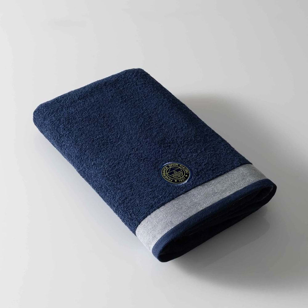 Taç Taraftar Lisanslı Fenerbahçe Bukle Banyo Havlusu (70x140)