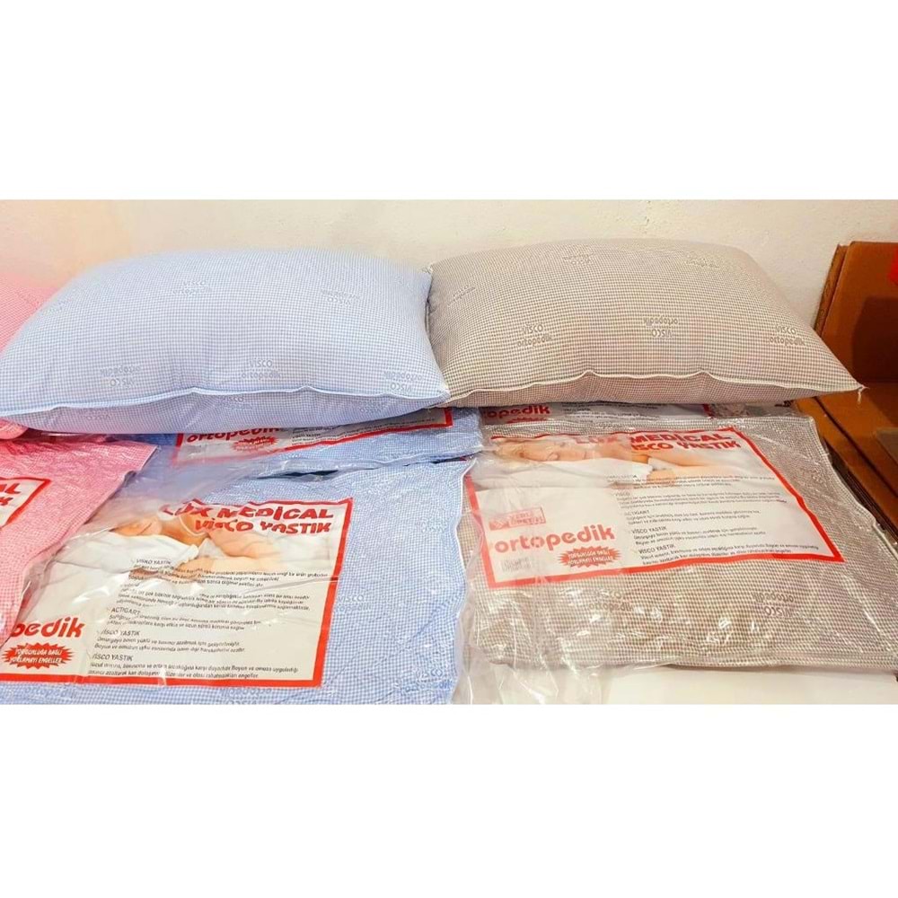 2li Set Lüx Medikal Ortopedik Visco Dolgulu Yastık (50x70)