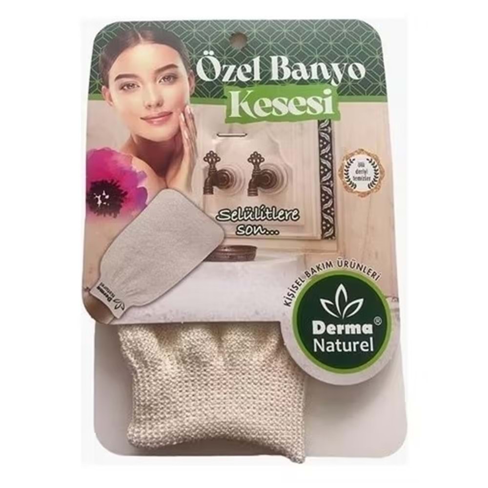 Derma Naturel Özel banyo kesesi Beyaz MS 34