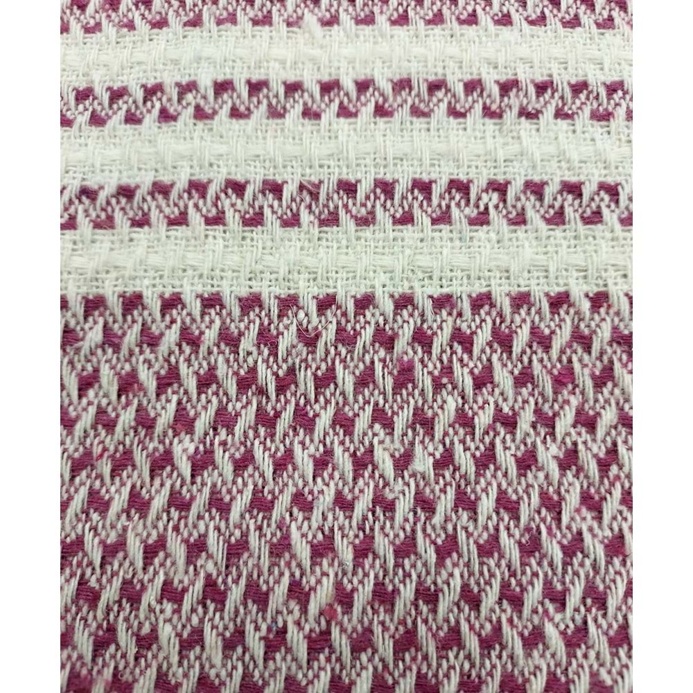 Pamuklu Kaymaz Hasır Dokuma Maxi Boy Kolları Örten Koltuk Örtüsü (180x310) - Leylak