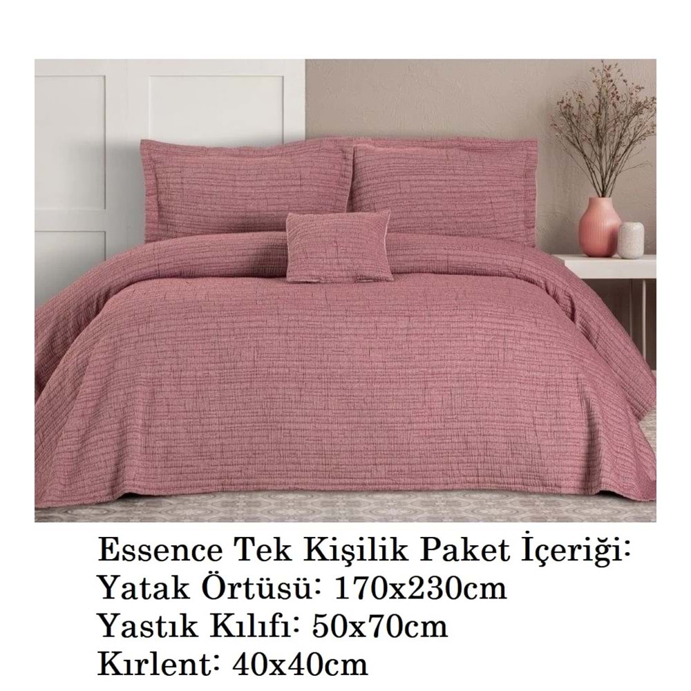 Özdilek -Essence Decorose- Yatak Örtüsü, Pike Seti Pamuklu Tek Kişilik (170x230)