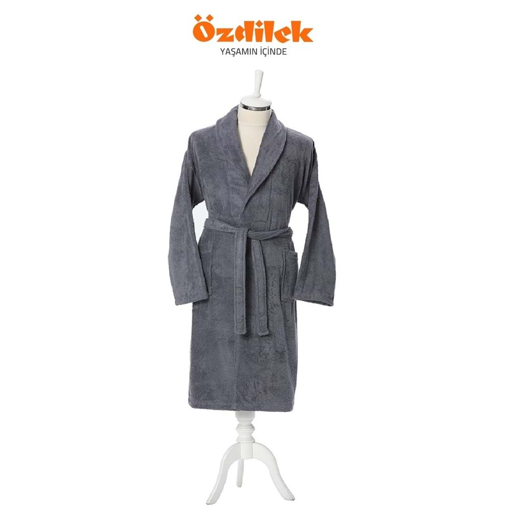 Özdilek Tek Bornoz Şalyaka-Colourist Gri (XXL Beden)