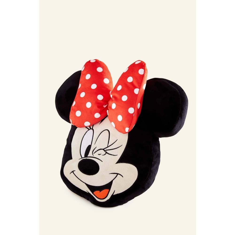 Özdilek Lisanslı Dekoratif -3D Minnie Mouse Embroide- Kırlent Yastığı (35x40)
