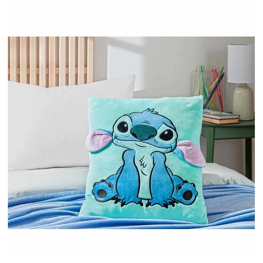 Özdilek Lisanslı Dekoratif -Stitch Rectangle- Kırlent Yastığı (50x38)