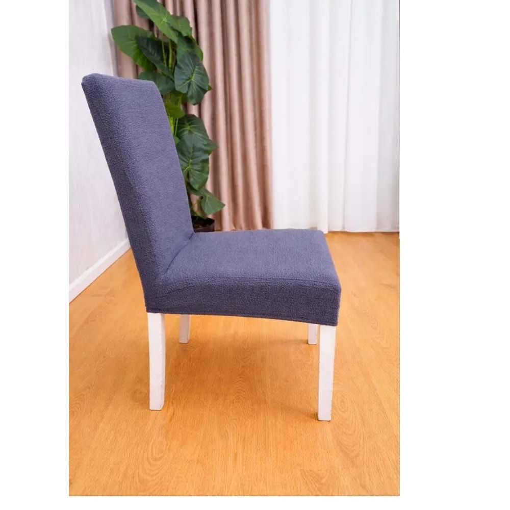 Mandaş Bohem Streç Sandalye Kılıfı Geniş kullanım alanlı K gri
