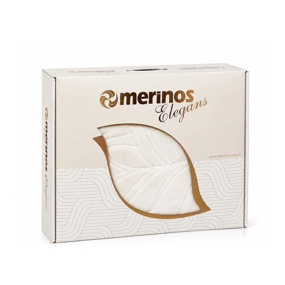 Merinos Elegans Kalın Embos Tek Kişilik Kutulu Battaniye (160x220)