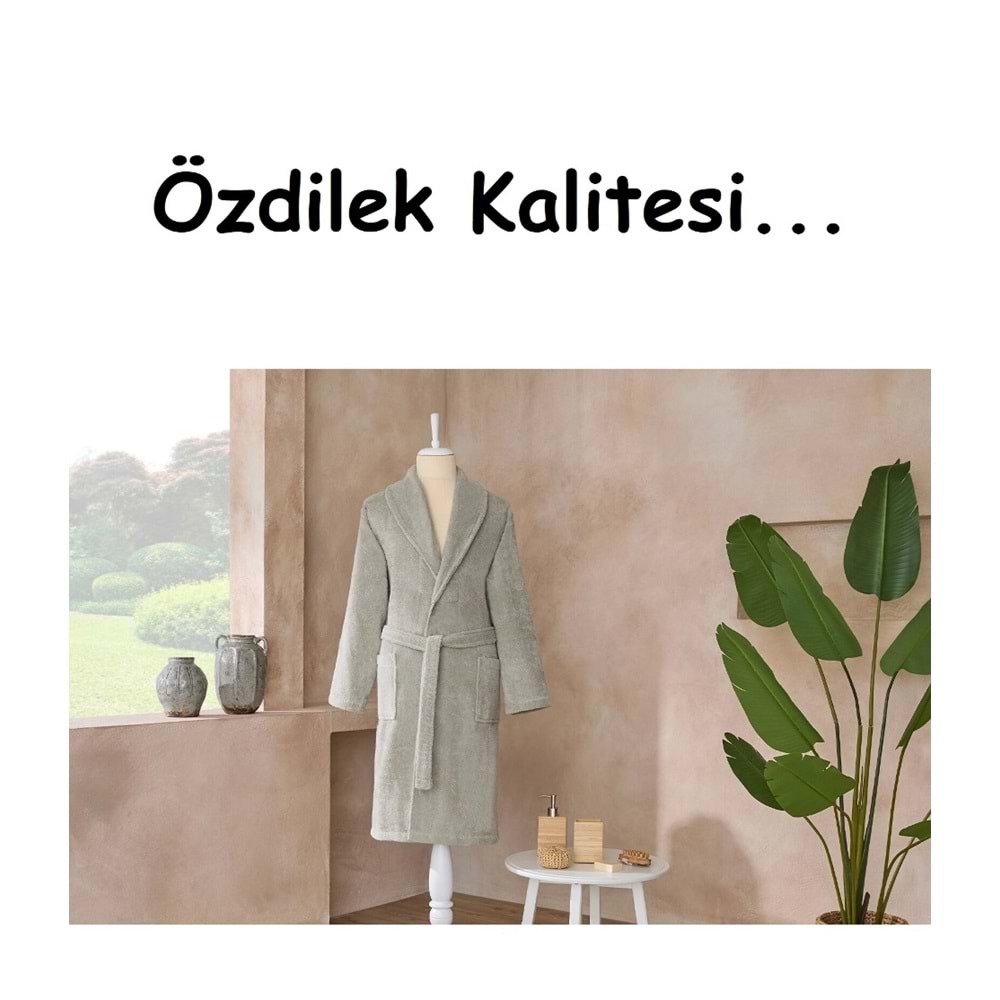 Özdilek Tek Bornoz Şalyaka-Colourist Yeşil (L Beden)