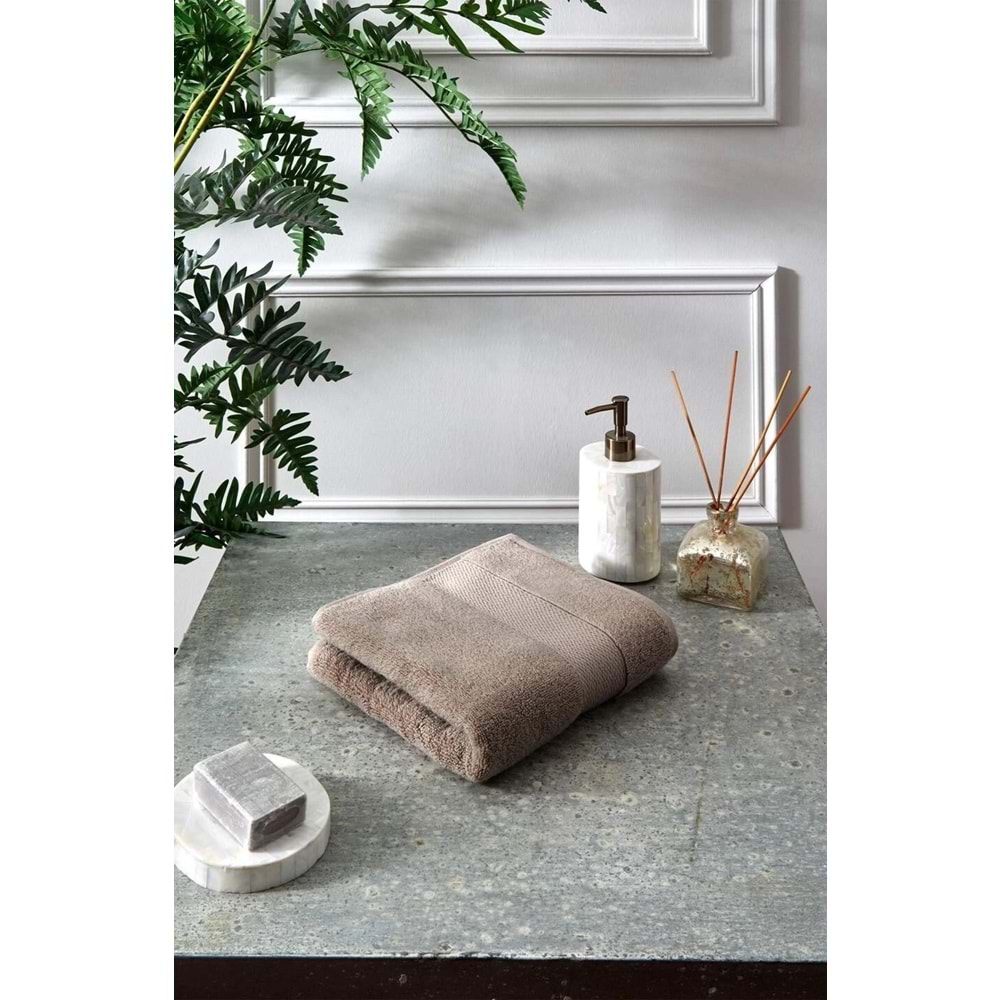 Özdilek -Woven Bej- Süper Yumuşak El ve Yüz Havlusu (50x90)