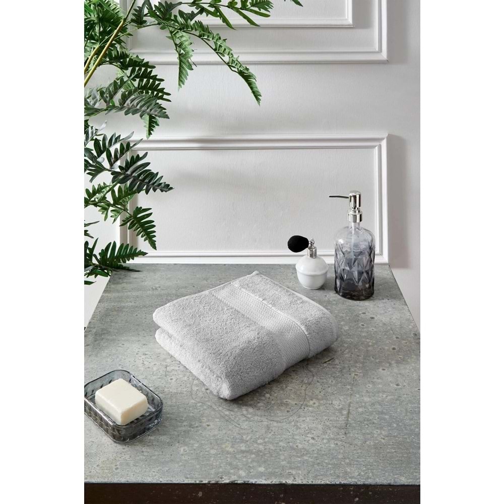 Özdilek -Woven Gri- Süper Yumuşak El ve Yüz Havlusu (50x90)