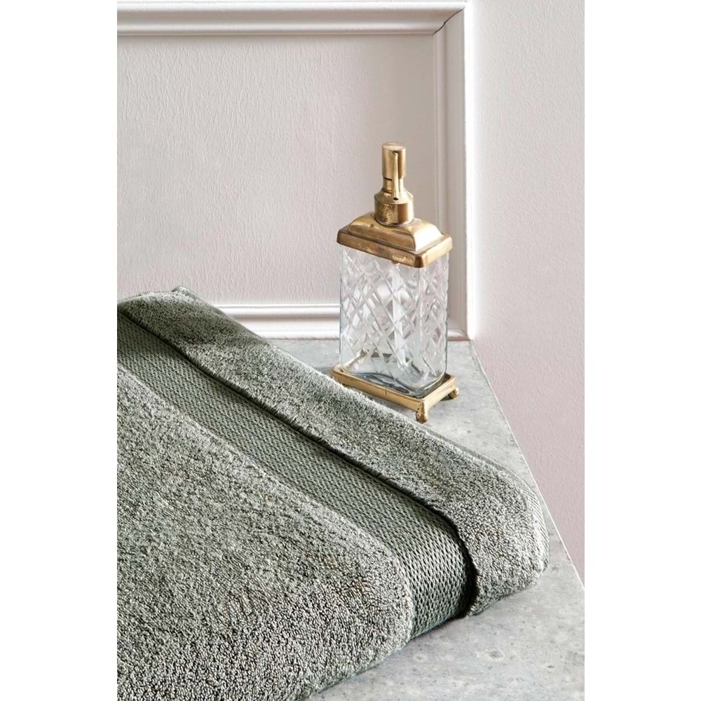 Özdilek -Woven Yeşil- Süper Yumuşak Büyük Boy Banyo Havlusu (90x150)