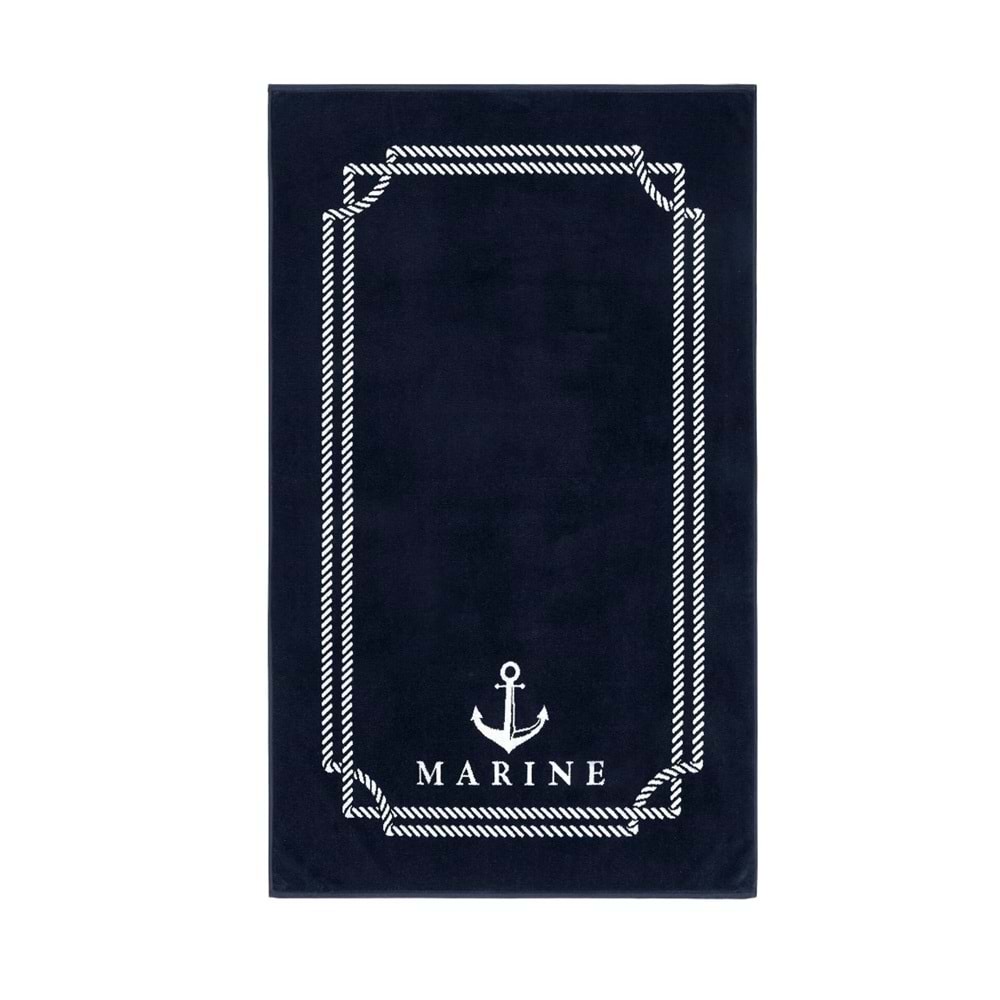 Özdilek Maritime Line Plaj Havlusu Büyük Boy (90x150)-Lacivert