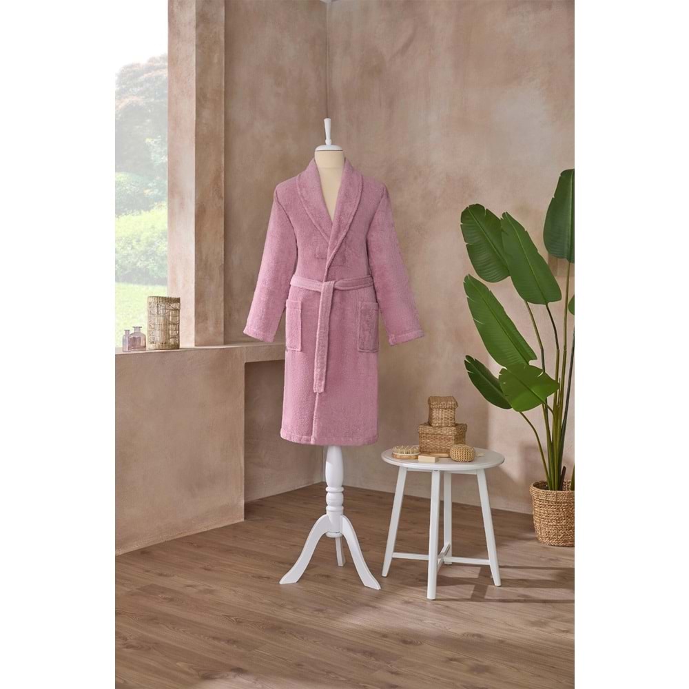 Özdilek Tek Bornoz Şalyaka-Colourist Pembe (L Beden)