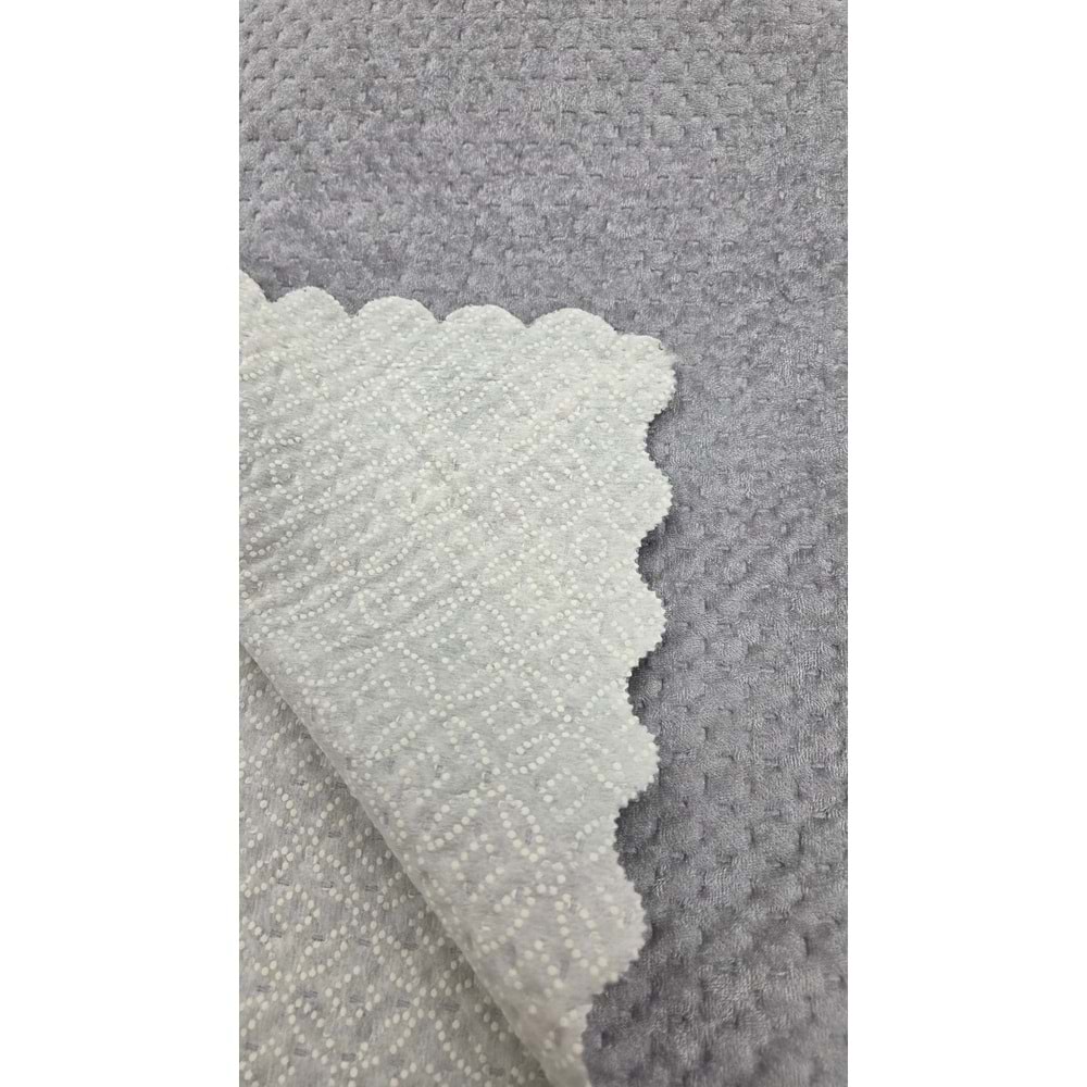 Lüks Kadife Dotlu Kaymaz Koltuk Örtüsü (180x220)