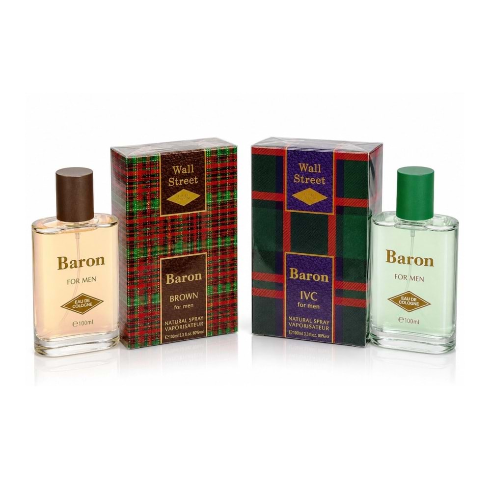 Wall Street 2Lİ SET -Baron Brown & Ivc- For Men Parfüm (2x100ml)