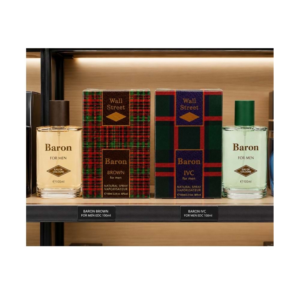 Wall Street 2Lİ SET -Baron Brown & Ivc- For Men Parfüm (2x100ml)