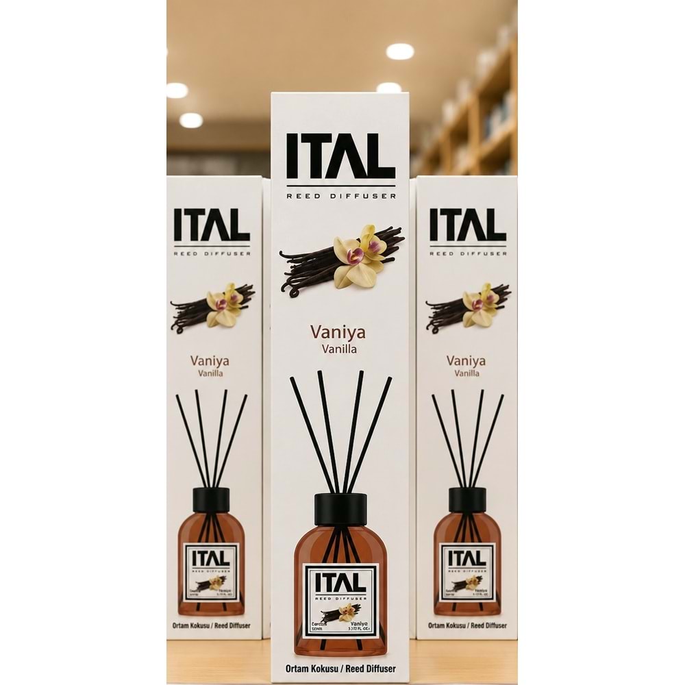 Ital Parfüm -Vanilya- Çubuklu Oda Kokusu (110ml)