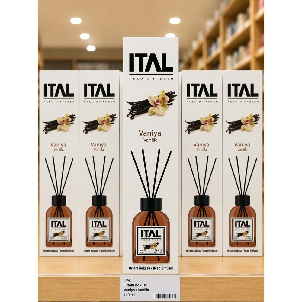 Ital Parfüm -Vanilya- Çubuklu Oda Kokusu (110ml)