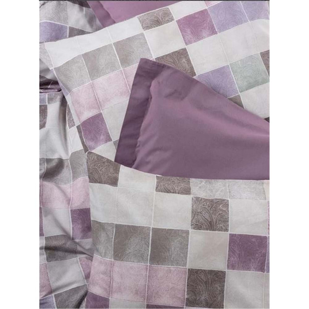 Cotton Box Rf Minimal -Mora Gül Kurusu- Lastikli Çarşaflı Tek Kişilik Nevresim Takımı