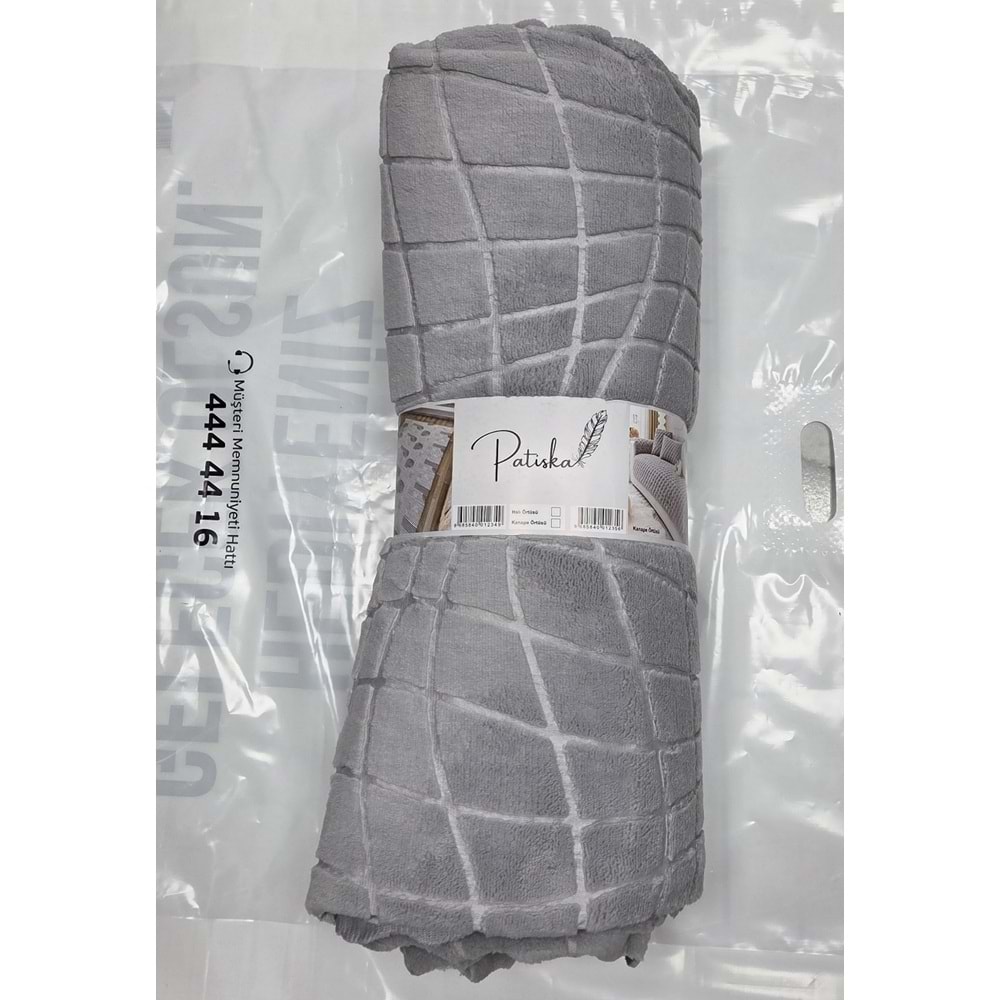 Patiska 6m2 Lastiksiz Halı Örtüsü Lazer Kesim (200x300)-Asorti