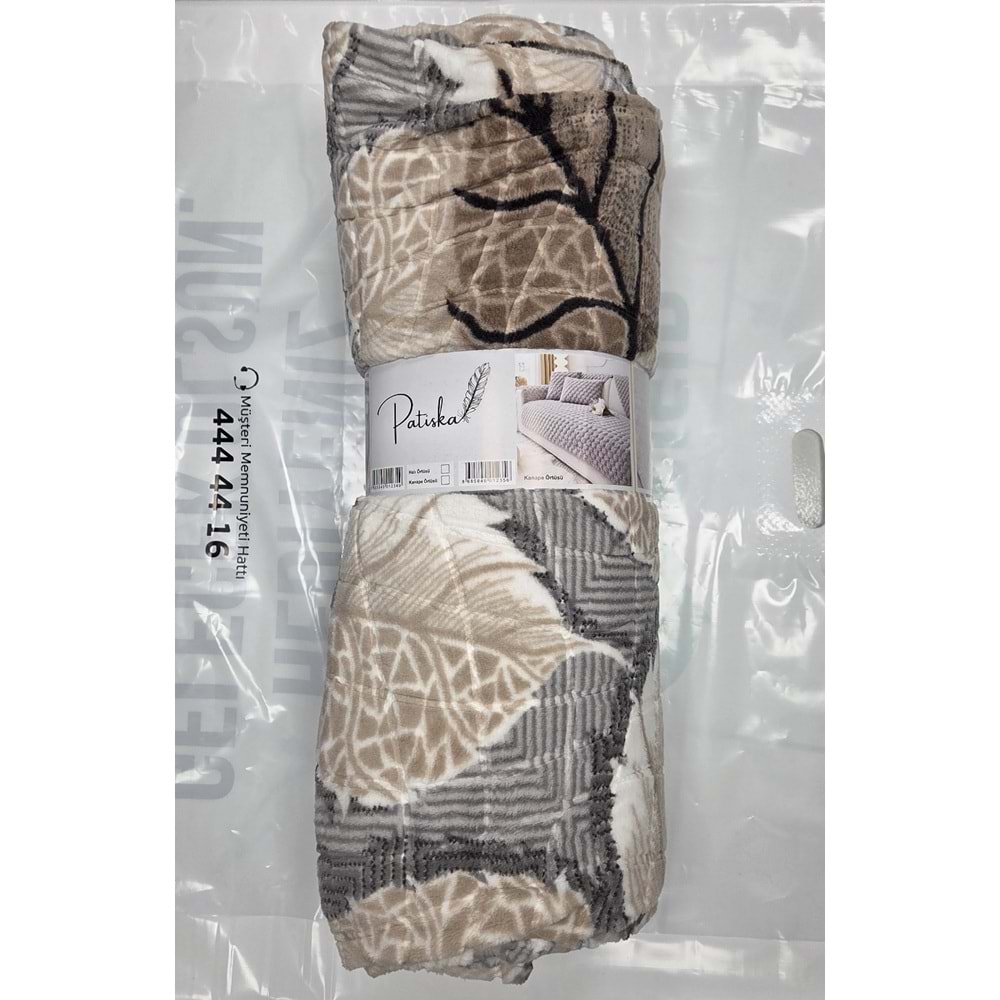 Patiska 6m2 Lastiksiz Halı Örtüsü Lazer Kesim (200x300)-Asorti