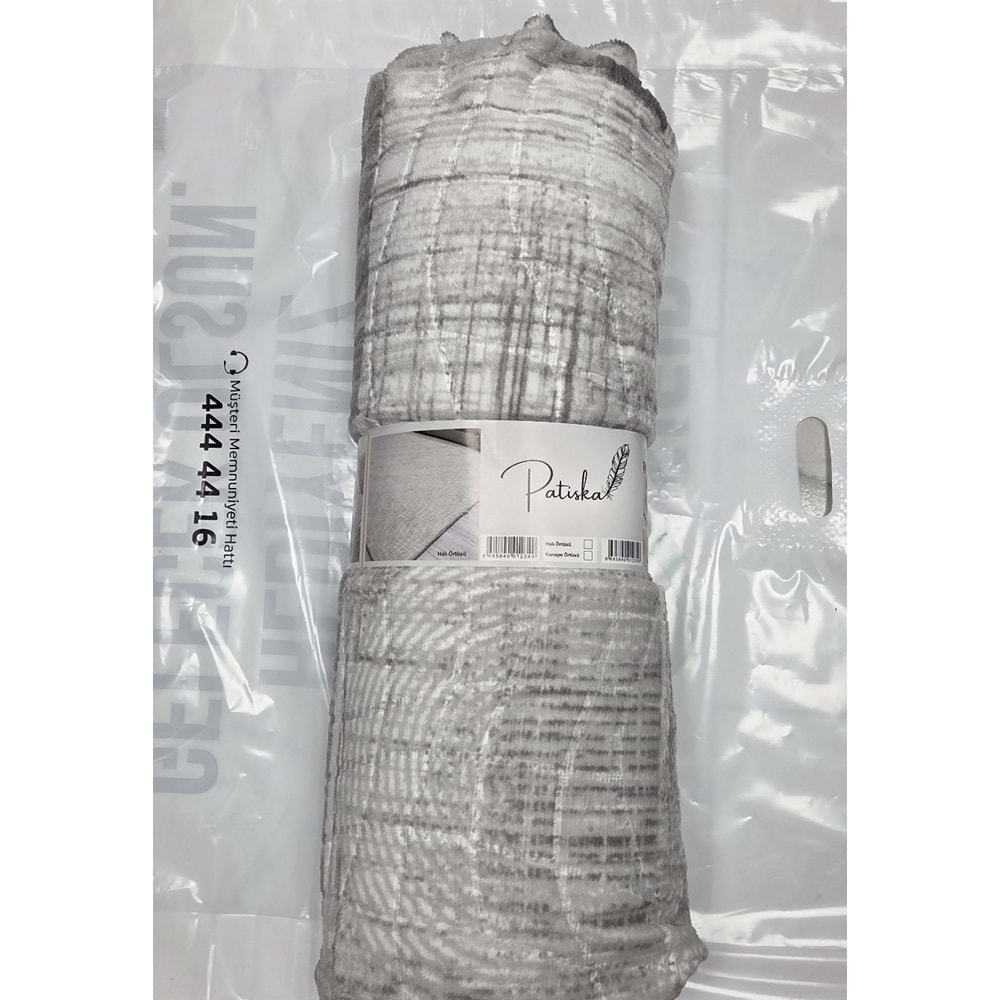 Patiska 6m2 Lastiksiz Halı Örtüsü Lazer Kesim (200x300)-Asorti