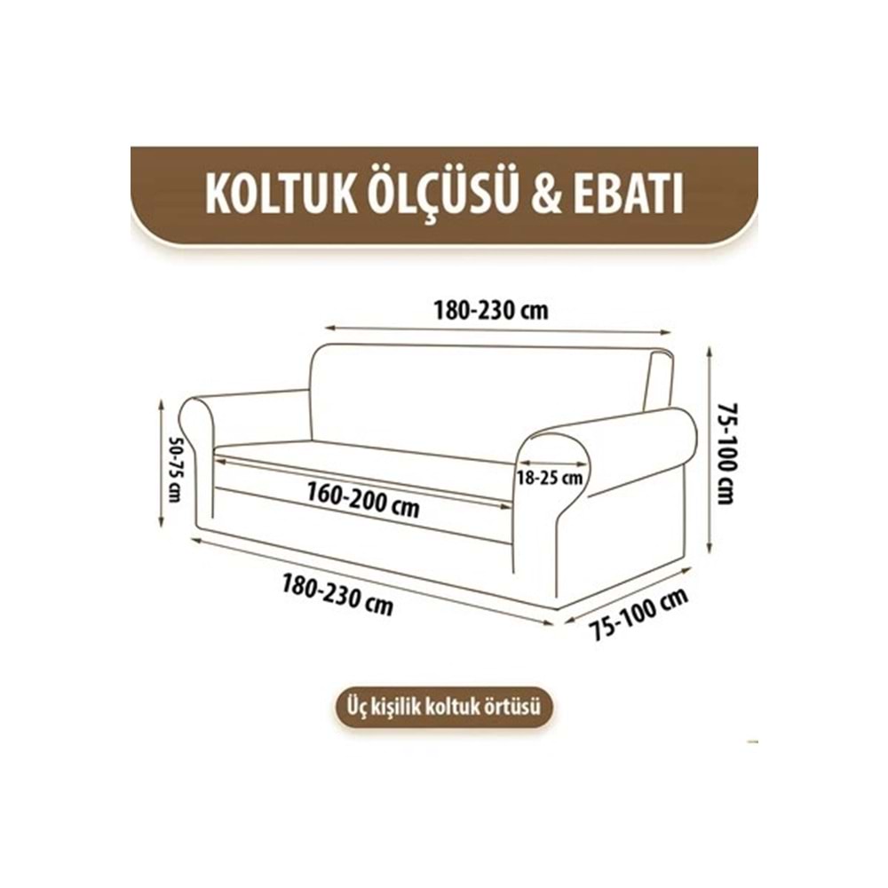 Mandaş Sakallı Şönil Kaymaz Koltuk Örtüsü Kol Örten 2 Lİ -Zigzag GRİ