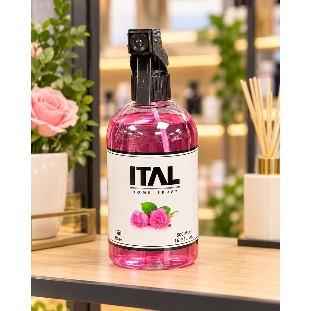 Ital Home Spray -Gül- Oda Spreyi (500ml)