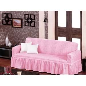 1 Adet Bürümcük Koltuk Örtüsü Maxi Çekyat (SEÇENEKLİ) - Pembe