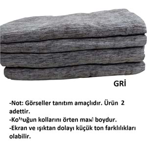 Mandaş Şönil Dokuma Koltuk Örtüsü Maxi Takım 3+3+1+1 (SEÇENEKLİ) - K Gri