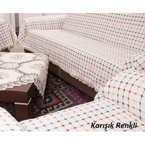 Buldan Pamuklu Maxi Koltuk-Çekyat Örtüsü (180x300)