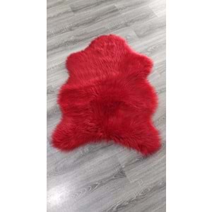 Giz Home Uzun Tüylü Post Halı (150x200)-Kırmızı