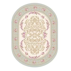 Brillant İpek Latex Oval Kaymaz Taban Halı-FASHİON HJE11693.803-(130x190)
