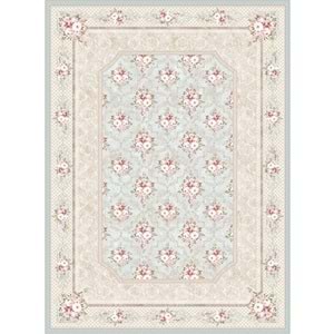 Brillant İpek Latex Kaymaz Taban Halı-TENDA HJE11724.803-(90x300)