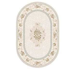 Brillant İpek Latex Oval Kaymaz Taban Halı-EVELY HJE11697.803-(150x230)