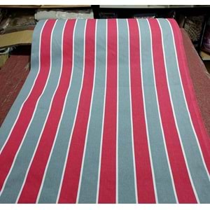 Balkon Perdesi Branda Kumaşı Metrelik (En 150cm)-Gri Kırmızı