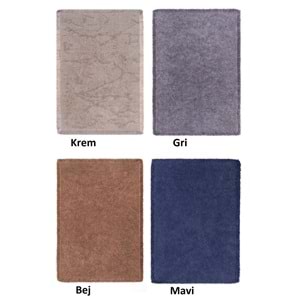 Mandaş Halı Rustik RS01 Anthracite Dört Tarafı Saçaklı Pamuklu Yıkanabilir Kilim - 80X150CM
