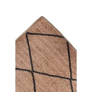 Mandaş Halı Jutz JZ07 Black Doğal Jüt Kilim - 80X150CM