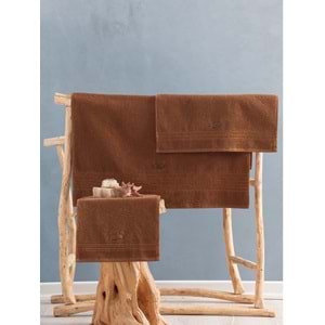 Cotton Box %100 Pamuk 3 Parça Wellness Havlu Seti -Terra Toprak