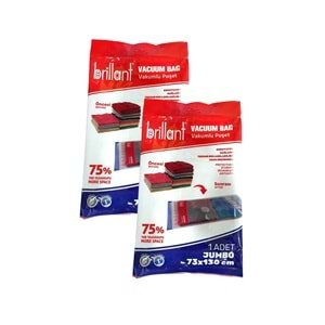 Brillant Vakumlu Hurç, 2li Set, Jumbo Boy 73x130