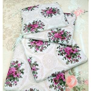Mandaş Tekstil Sandalye Minderi, Bağcıklı Sandalye Minderi (38x38)