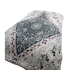 Merinos Fashion Tek Kişilik Vizon Battaniye (155x215)-Rumba Gri