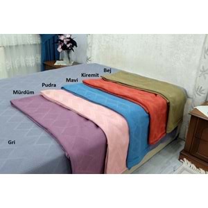 TOPTAN 10 Adet Şaheser %100 Pamuk Çift Kişilik Pike 240x220 (Tek Pike)-Karışık Renkli