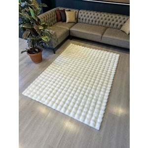 Mandaş Tekstil Lüks Peluş Tavşan Tüyü Post Halı M2 (A+ Kalite)-Özel Ebat
