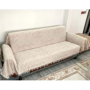 Pamuklu Kaymaz Alaca Maxi Boy Kolları Kapatan Koltuk Örtüsü (170x320)