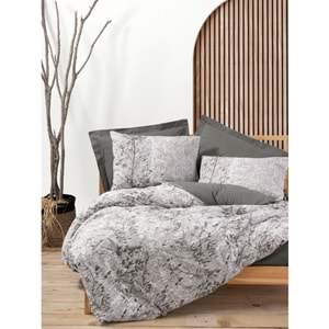 Cotton Box Dual Tek Kişilik Nevresim Takımı Odın Kahve