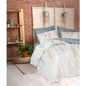 Cotton Box Rnf Modeline Tek Kişilik Nevresim Takımı Hıedra Indıgo