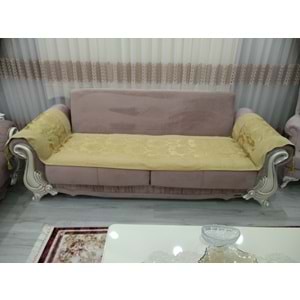 Mandaş Milanyum Koltuk Şalı Oturma Yeri 55*280 Gold