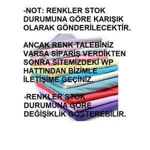 Weekend Home Düz Renk 2li Ranforce %100 Pamuk Yastık Kılıfı (50x70)-Asorti