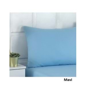 Weekend Home Düz Renk 2li Ranforce %100 Pamuk Yastık Kılıfı (50x70)-Asorti