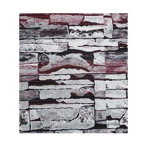 Polo Life Savan 4m2 Pamuklu Lastiksiz Halı Ört, Çok Amaçlı, Piknik Ört (170x245)-Taş Desen Bordo